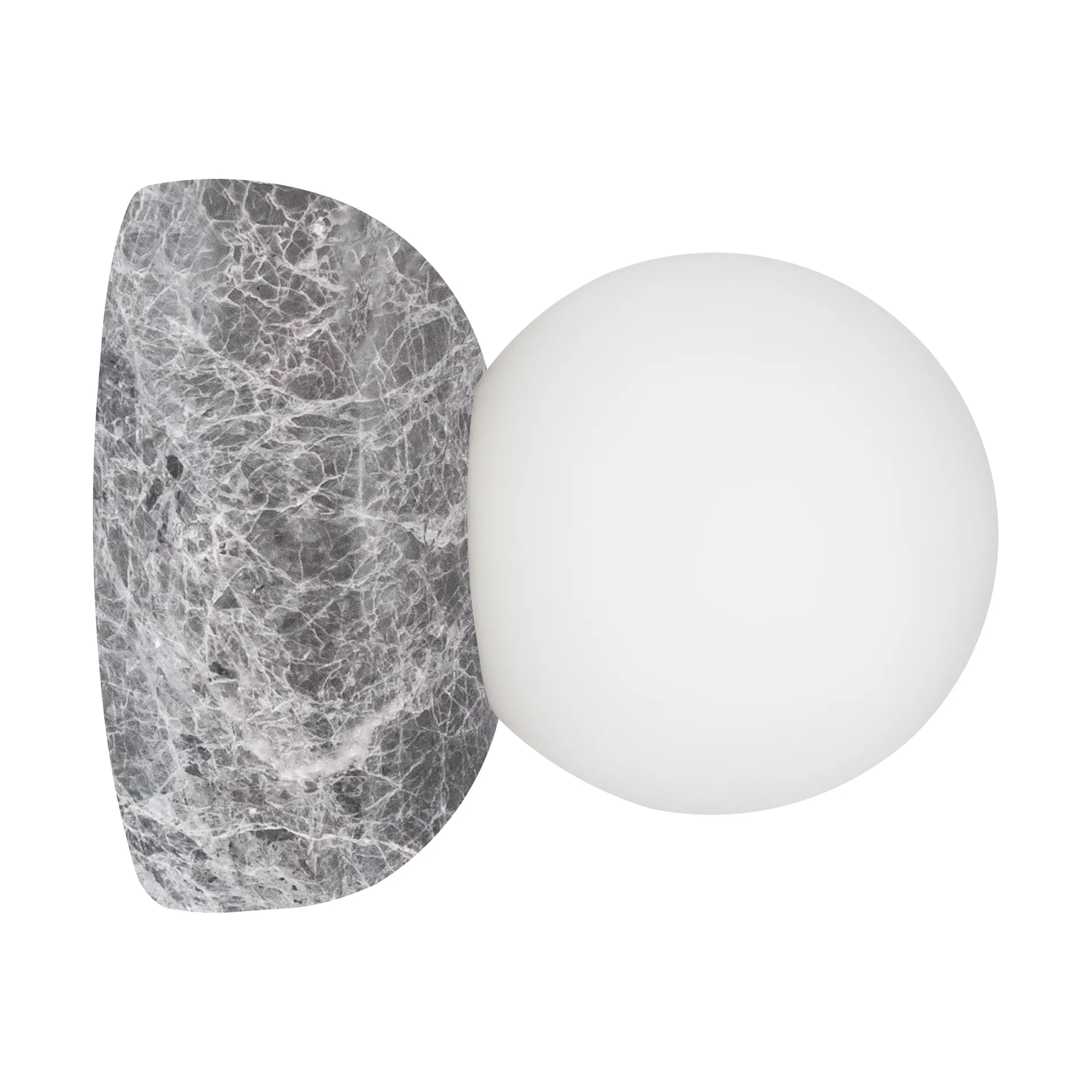 Torrano vegglampe/takplafond 13 cm, Grå Globen Lighting