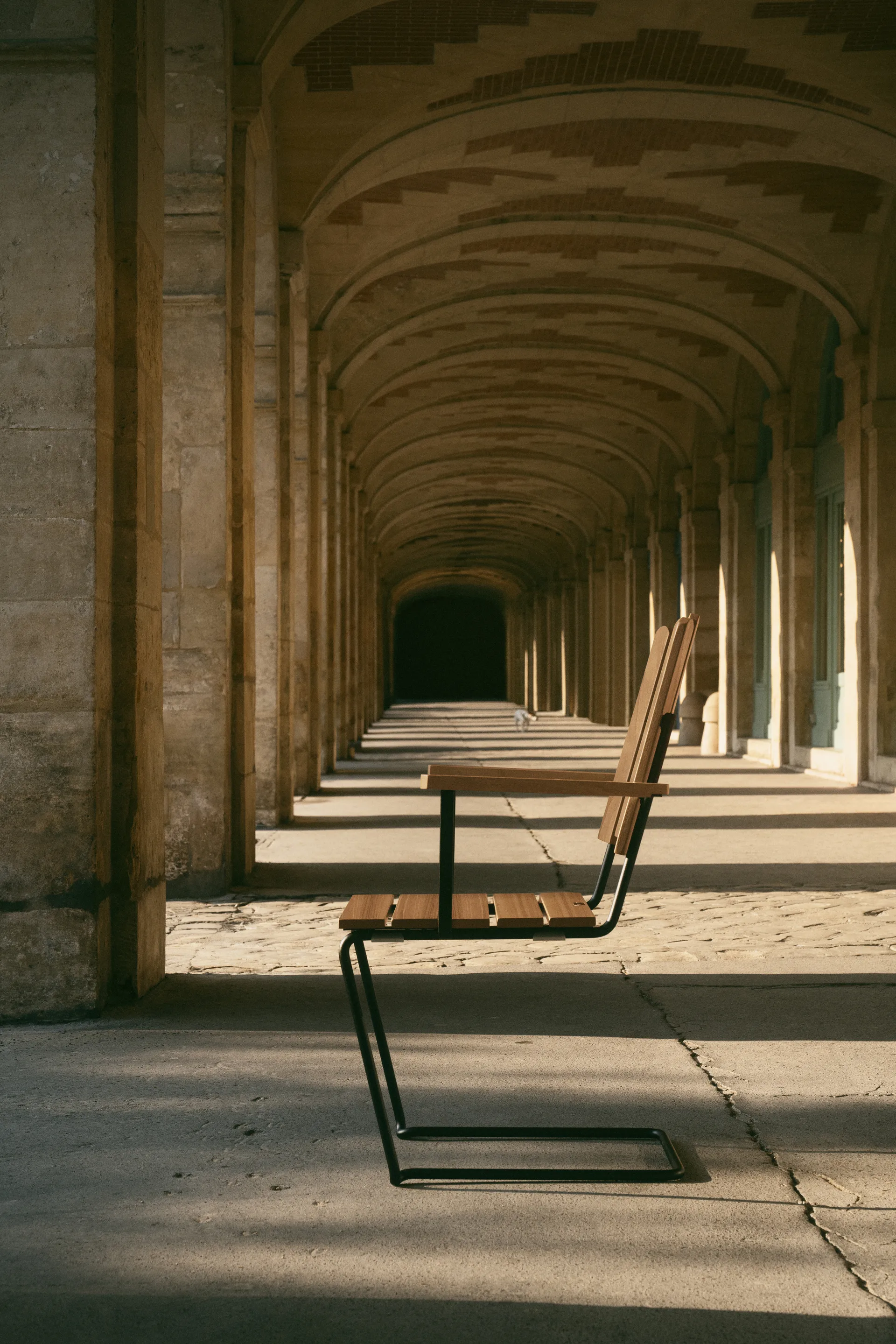 A2 lenestol, Oljet furu-grønn Grythyttan Stålmöbler