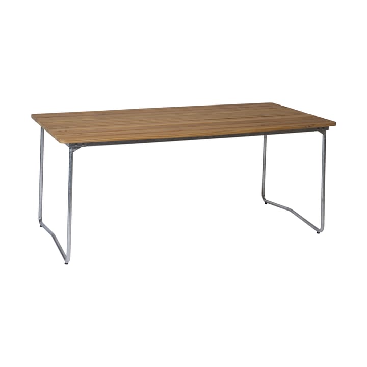 B31 spisebord - Teak-varmgalvanisert stativ - Grythyttan Stålmöbler
