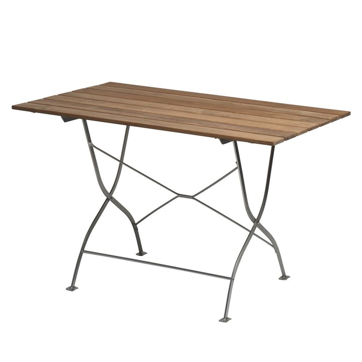 Bryggeribord - Teak-varmgalvanisert stativ - Grythyttan Stålmöbler