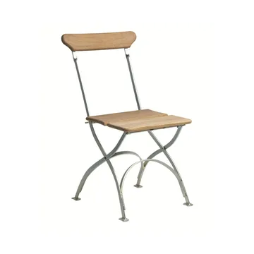 Bryggeristol - Teak-varmgalvanisert stativ - Grythyttan Stålmöbler