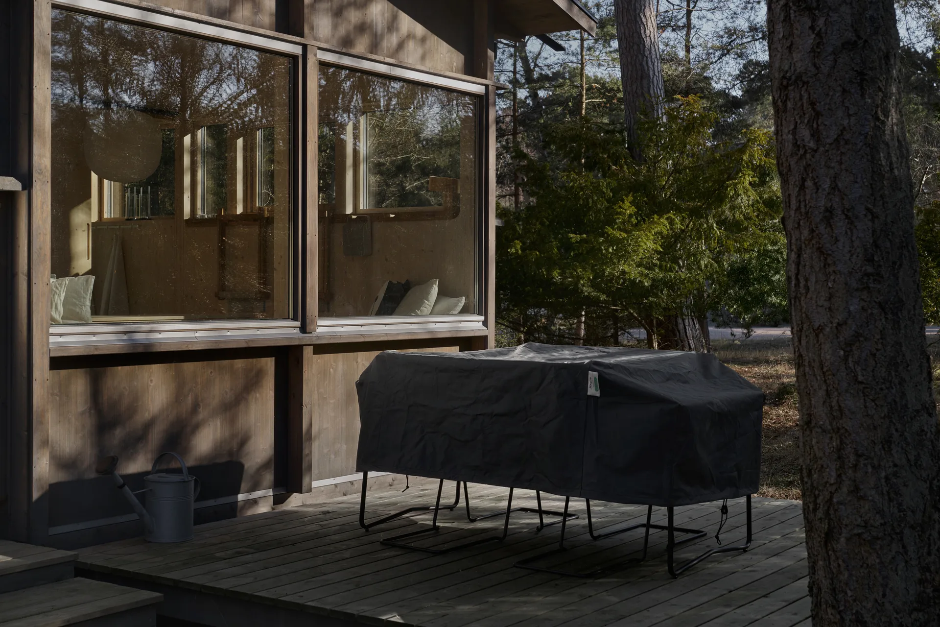 Grythyttan møbelbeskyttelse, B31 spisebord 230 cm + 6 stoler Grythyttan Stålmöbler