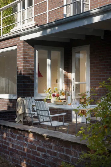 Grythyttan spisegruppe hvit B31 170 cm + 4stk A2 - Grythyttan Stålmöbler
