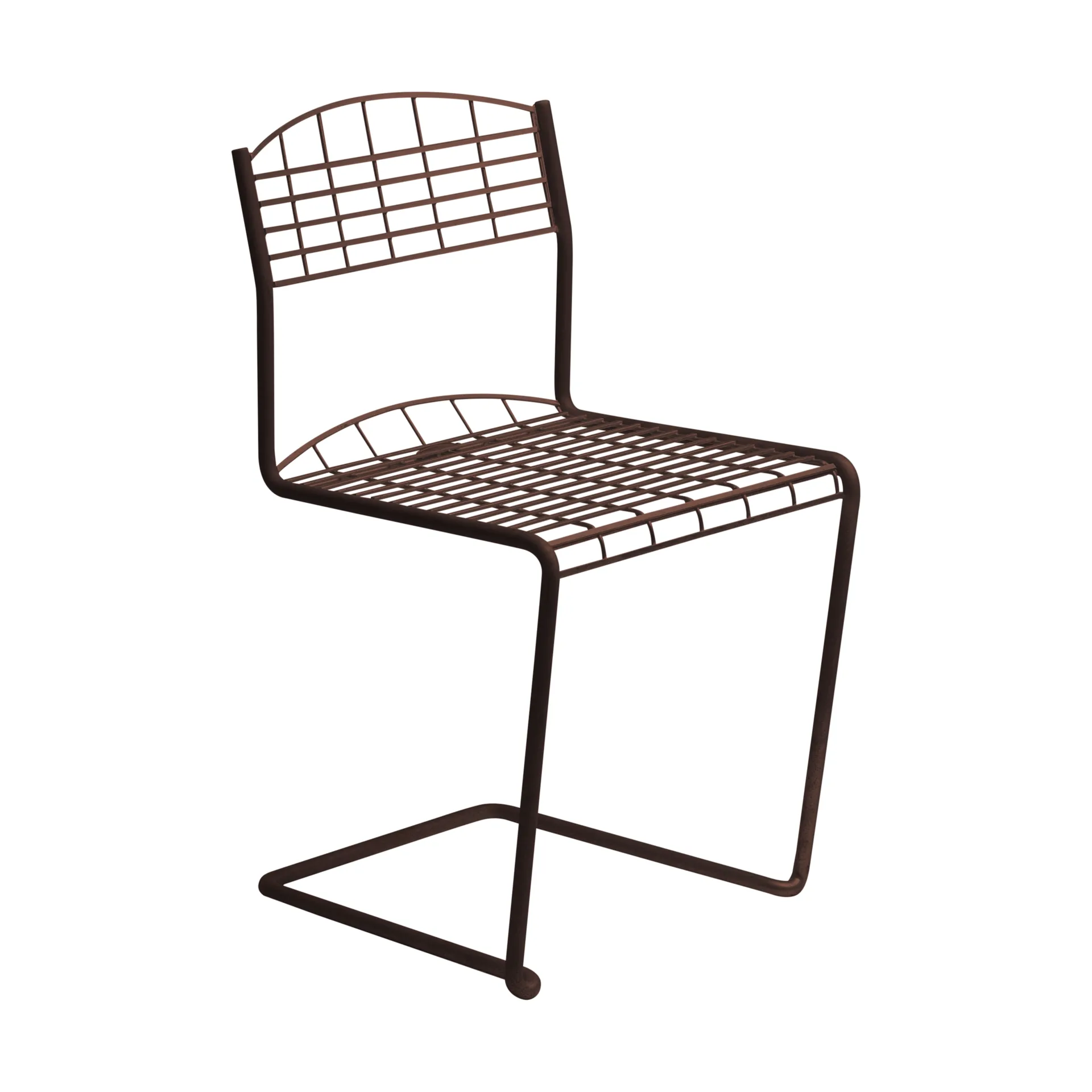 High Tech stol, Chestnut Grythyttan Stålmöbler