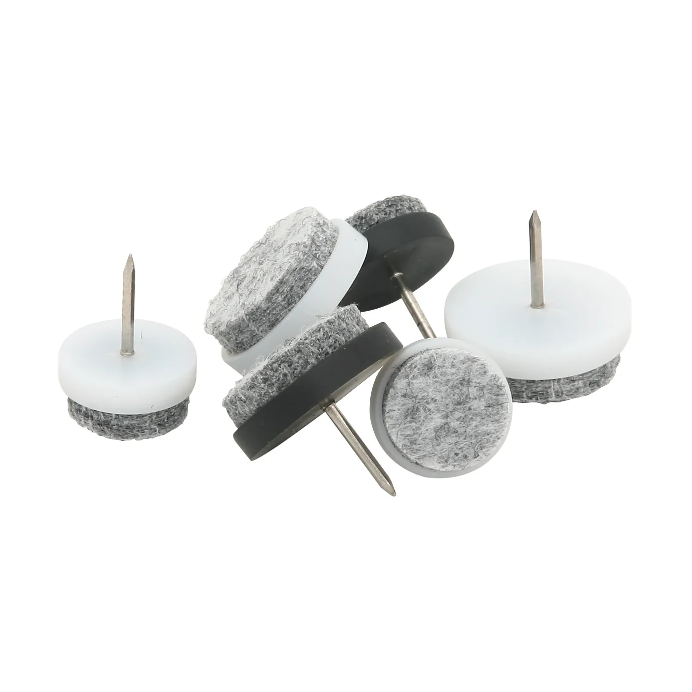 Guardian møbelknapper med spiker Ø17 mm 8-pakning, Svart Guardian