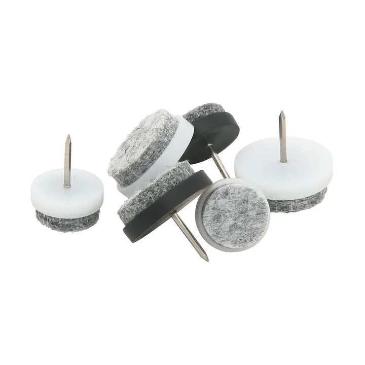 Guardian møbelknapper med spiker Ø24 mm 8-pakning - Svart - Guardian