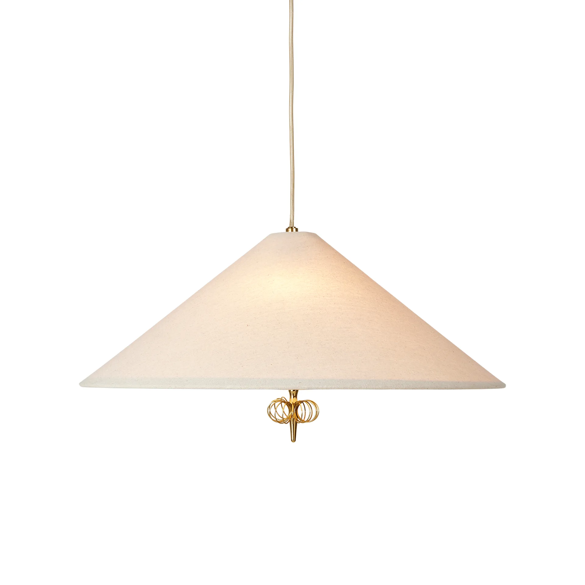 1967 taklampe, Canvas-messing GUBI