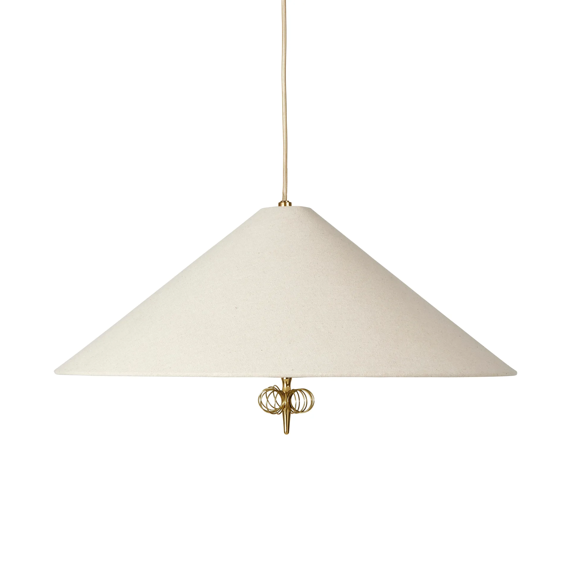 1967 taklampe, Canvas-messing GUBI