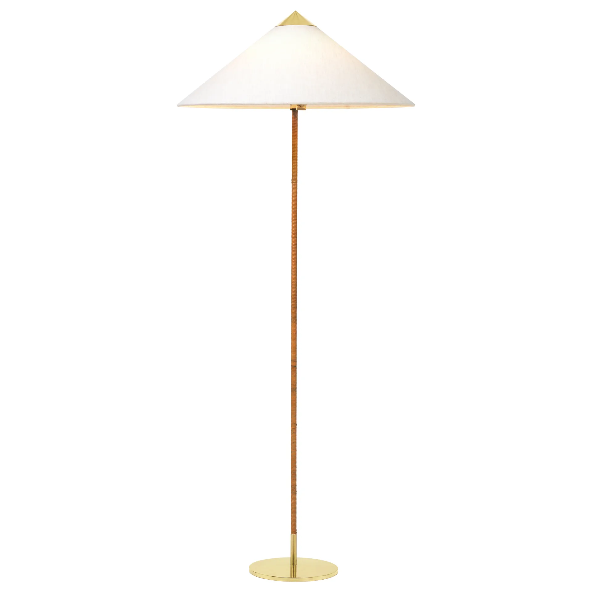 9602 gulvlampe, Messing-canvas GUBI