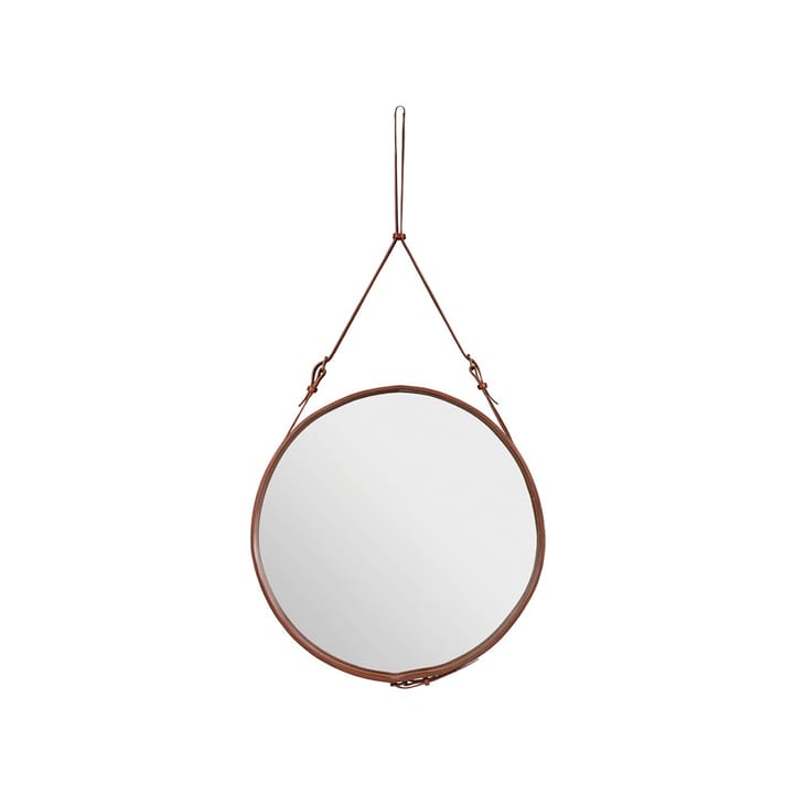 Adnet rundt speil - brown, large - GUBI