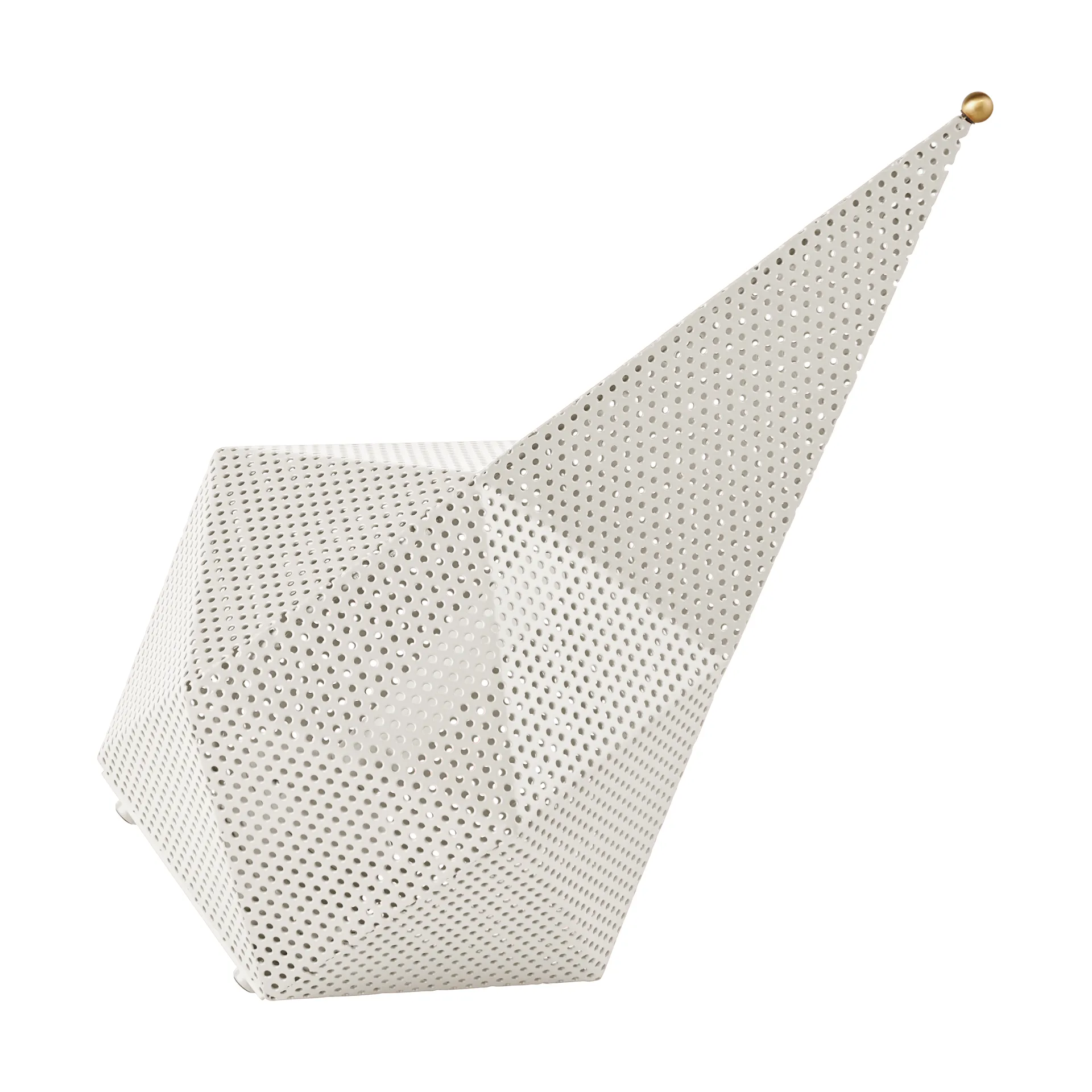 Bagdad portabel lampe, Cream white semi matt GUBI