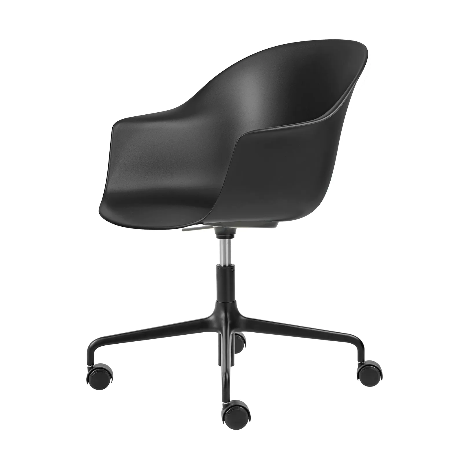 Bat Meeting Chair kontorstol, Black-black GUBI