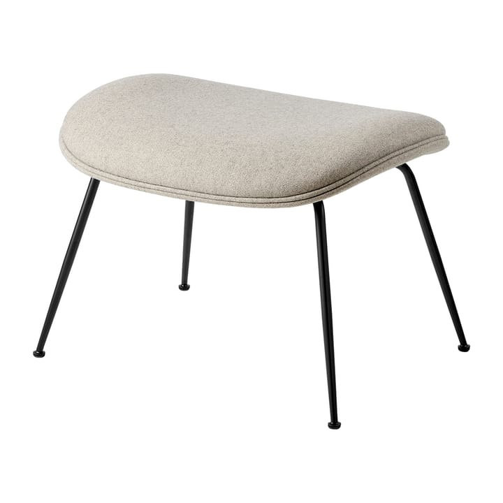 Beetle Ottoman puff heltrukket conic base - Plain 0025-black - GUBI