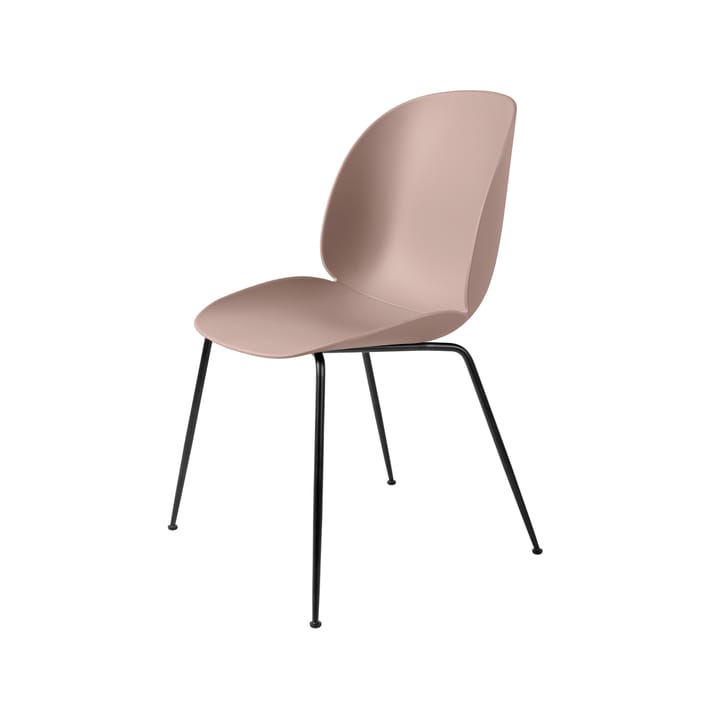 Beetle stol - Sweet pink, sort stålstativ - GUBI