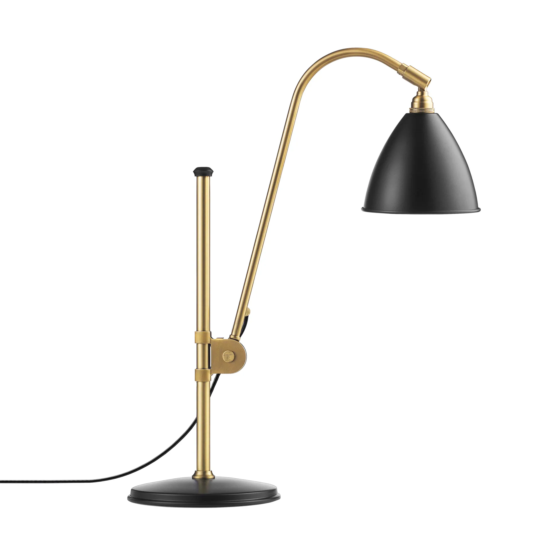 Bestlite BL1 bordlampe, kullsort-messing GUBI