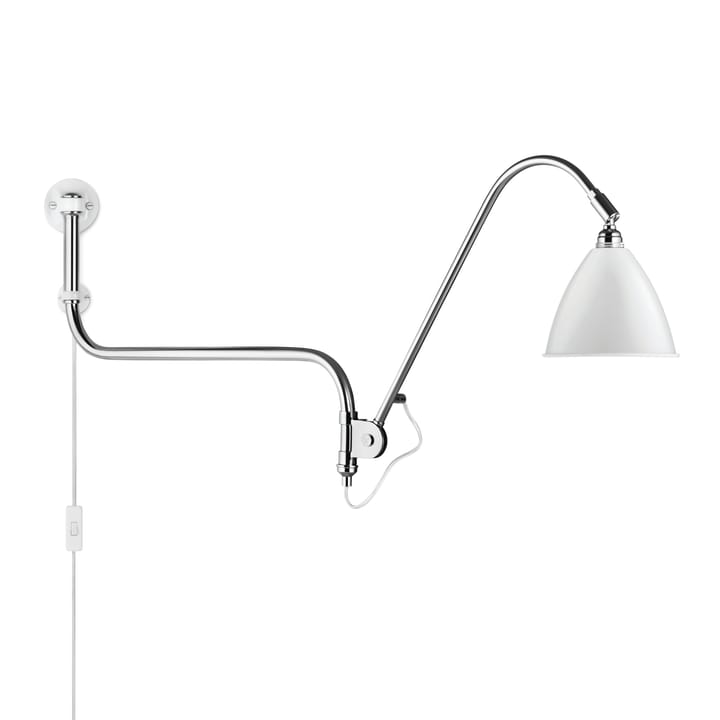 Bestlite BL10 vegglampe - Matt hvit-krom - GUBI