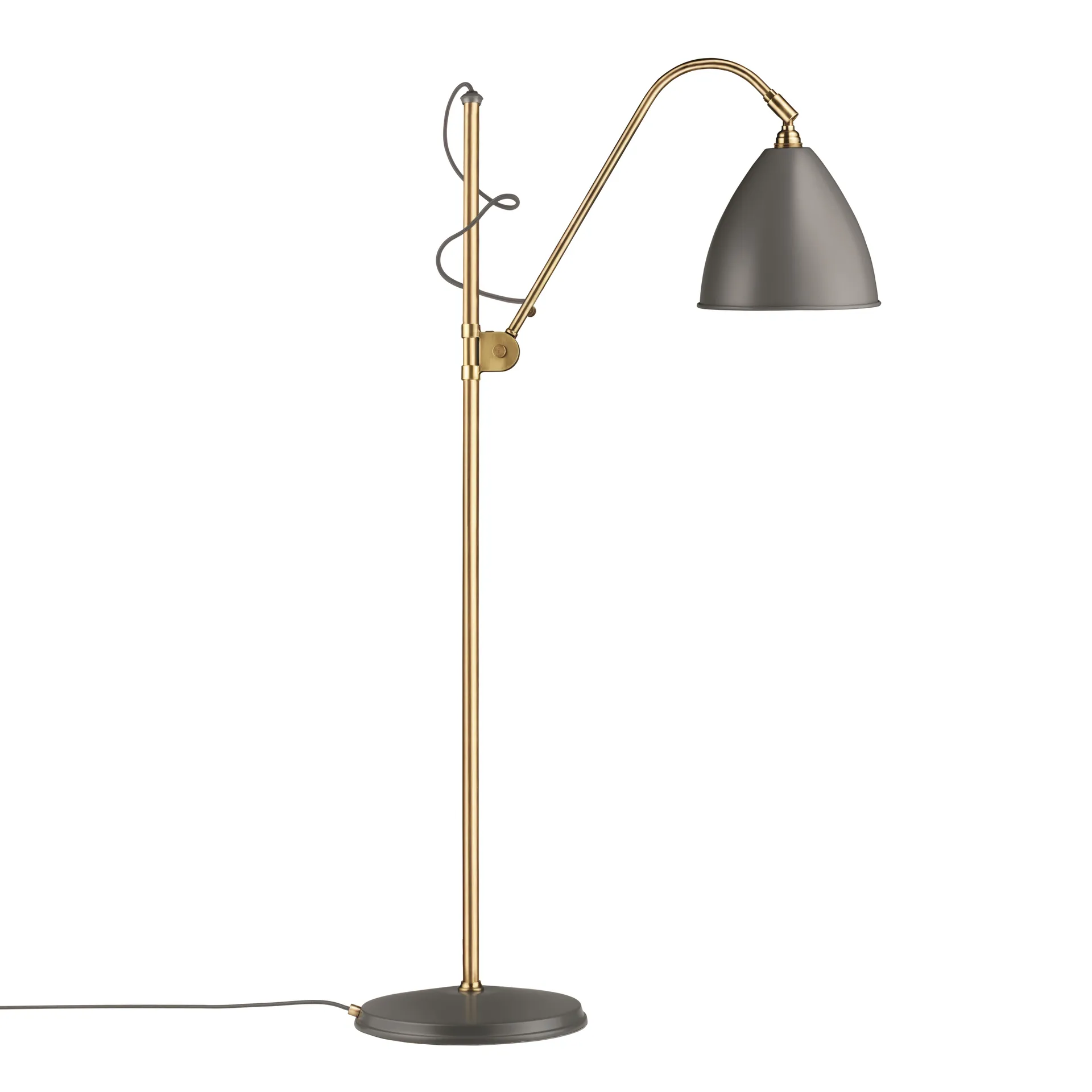 Bestlite BL3M gulvlampe, grå-messing GUBI