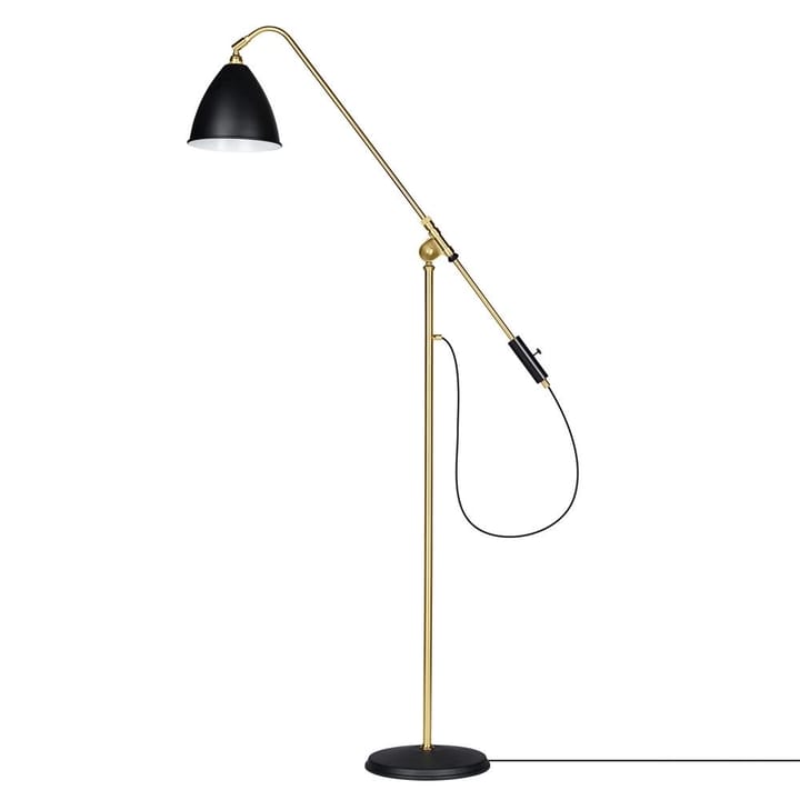 Bestlite BL4 gulvlampe - kullsvart-messing - GUBI