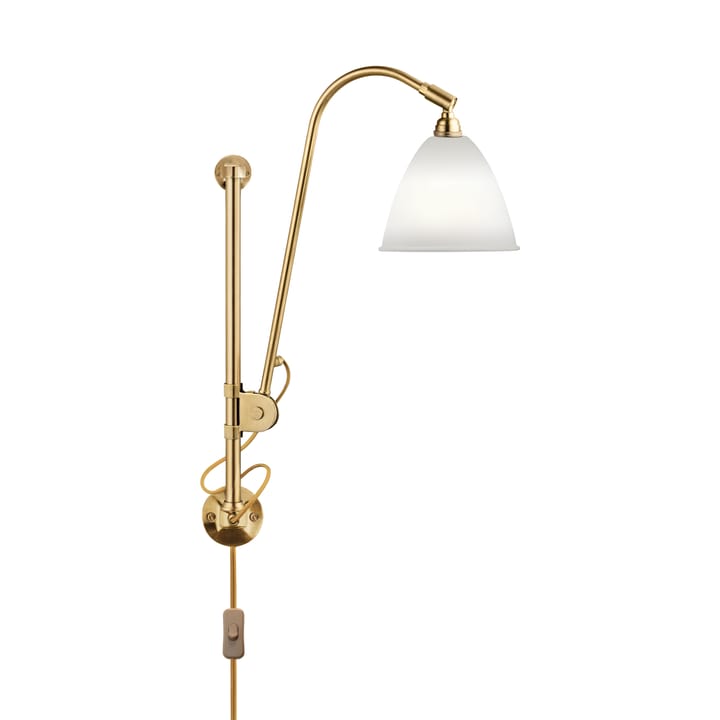 Bestlite BL5 vegglampe - Benporslin-messing - GUBI