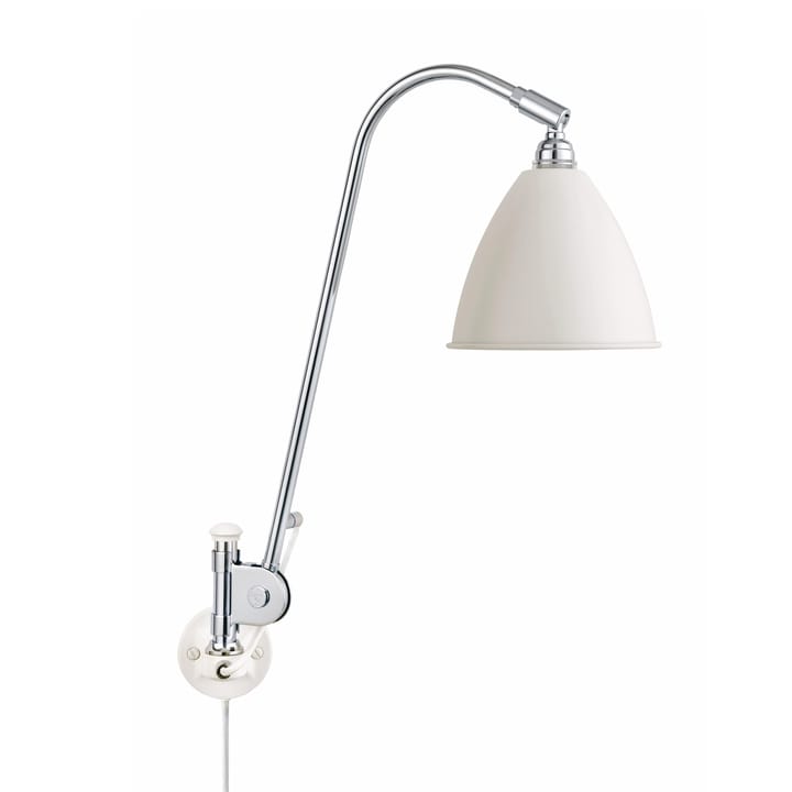Bestlite BL6 vegglampe - matt hvit-krom - GUBI