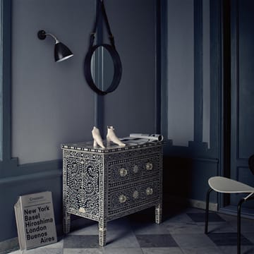 Bestlite BL7 vegglampe - sort-krom - GUBI