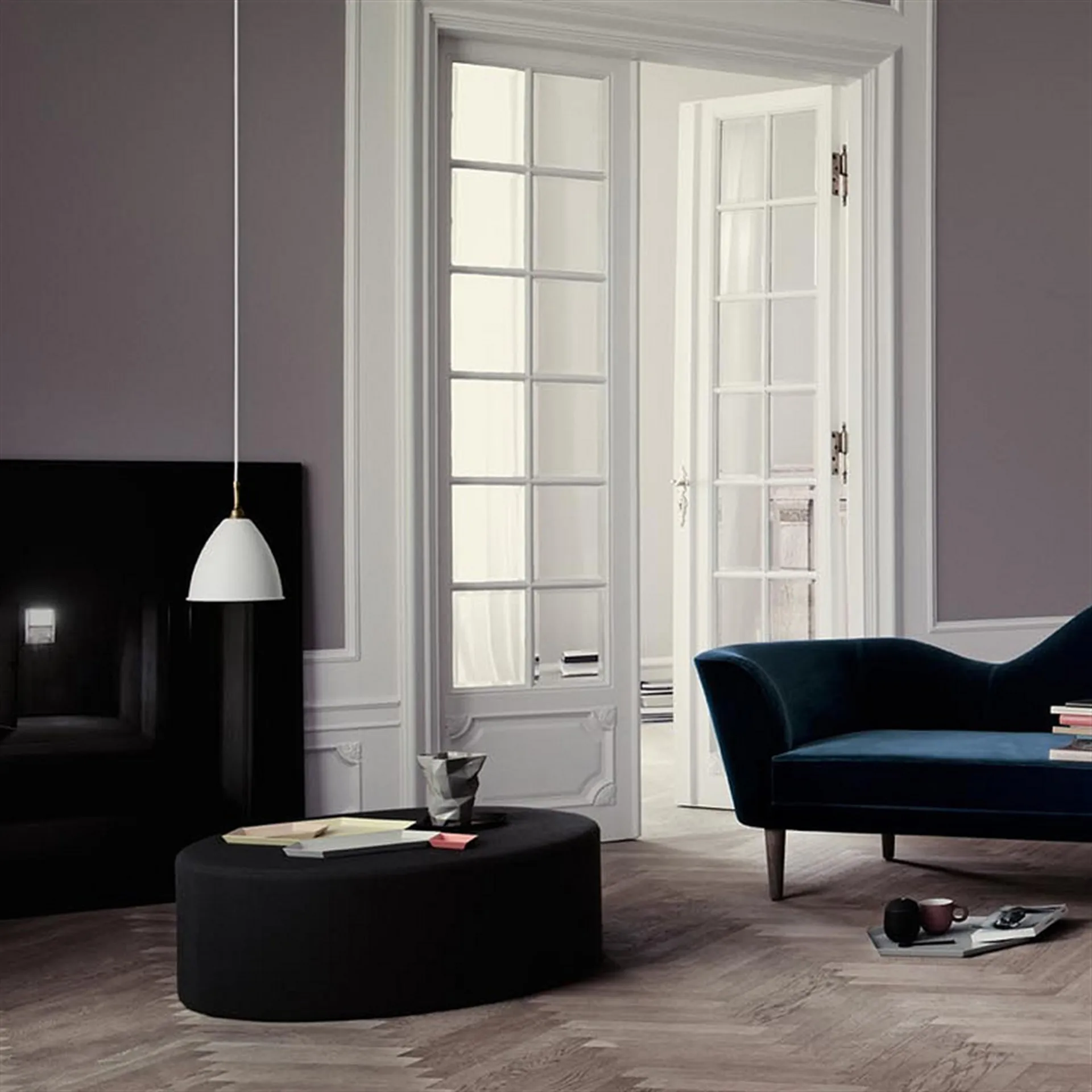 Bestlite BL9M lampe, matt hvit-krom GUBI