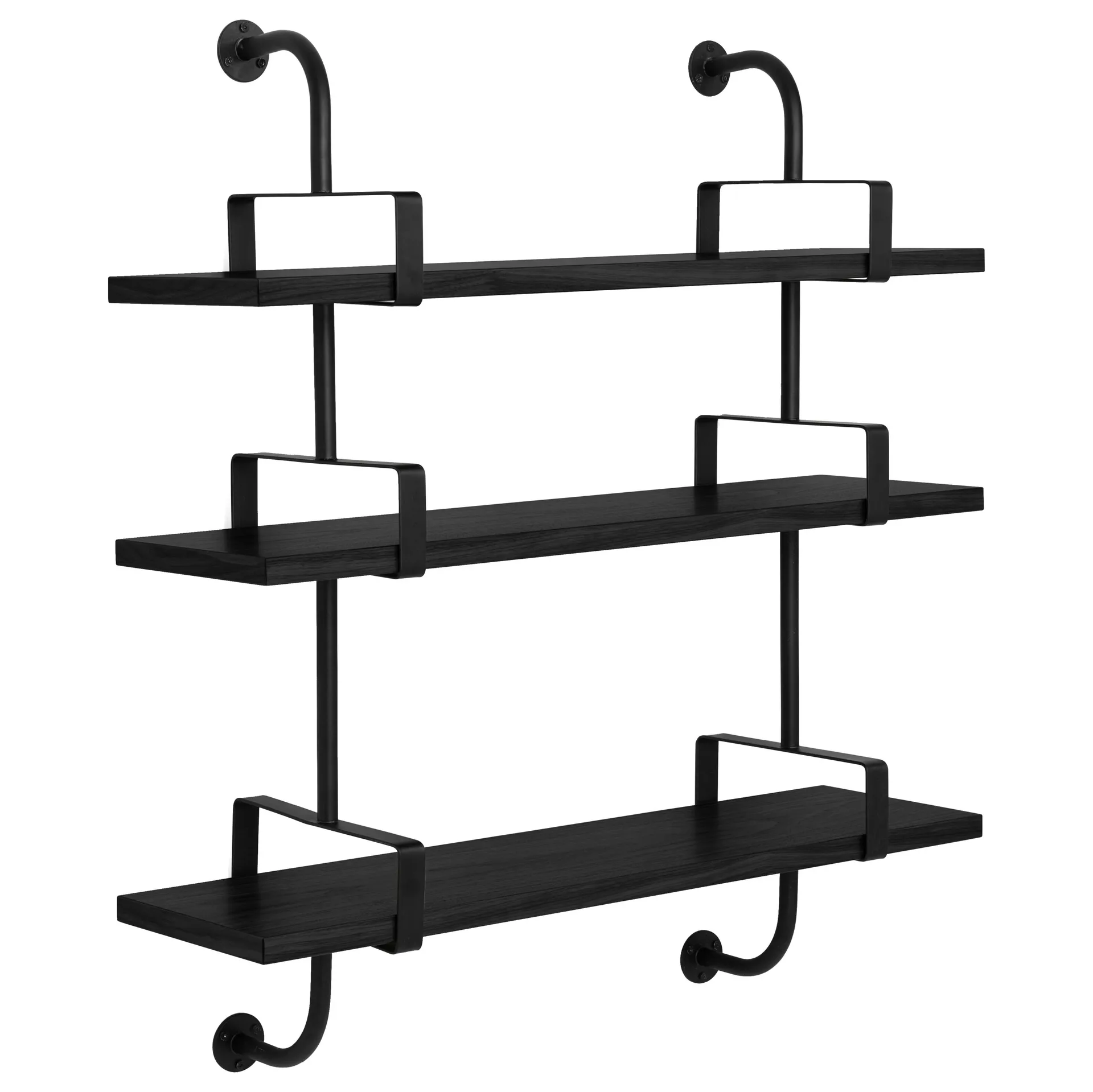 Démon hylle 3 hylleplan 95 cm, Black stained ash GUBI