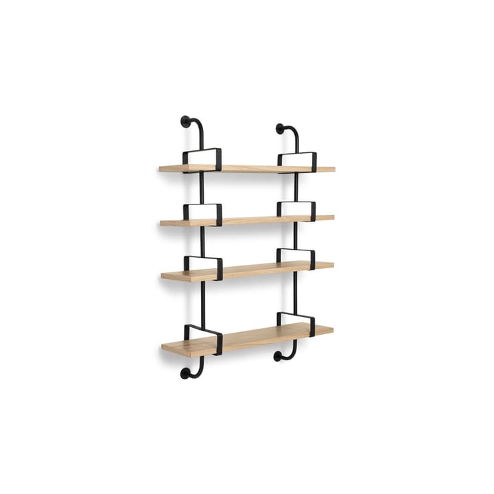 Demon vegghylle 4 etasjer - oak, 95 cm - GUBI