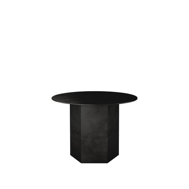Epic Steel sofabord - Midnight black, Ø 60 cm - GUBI