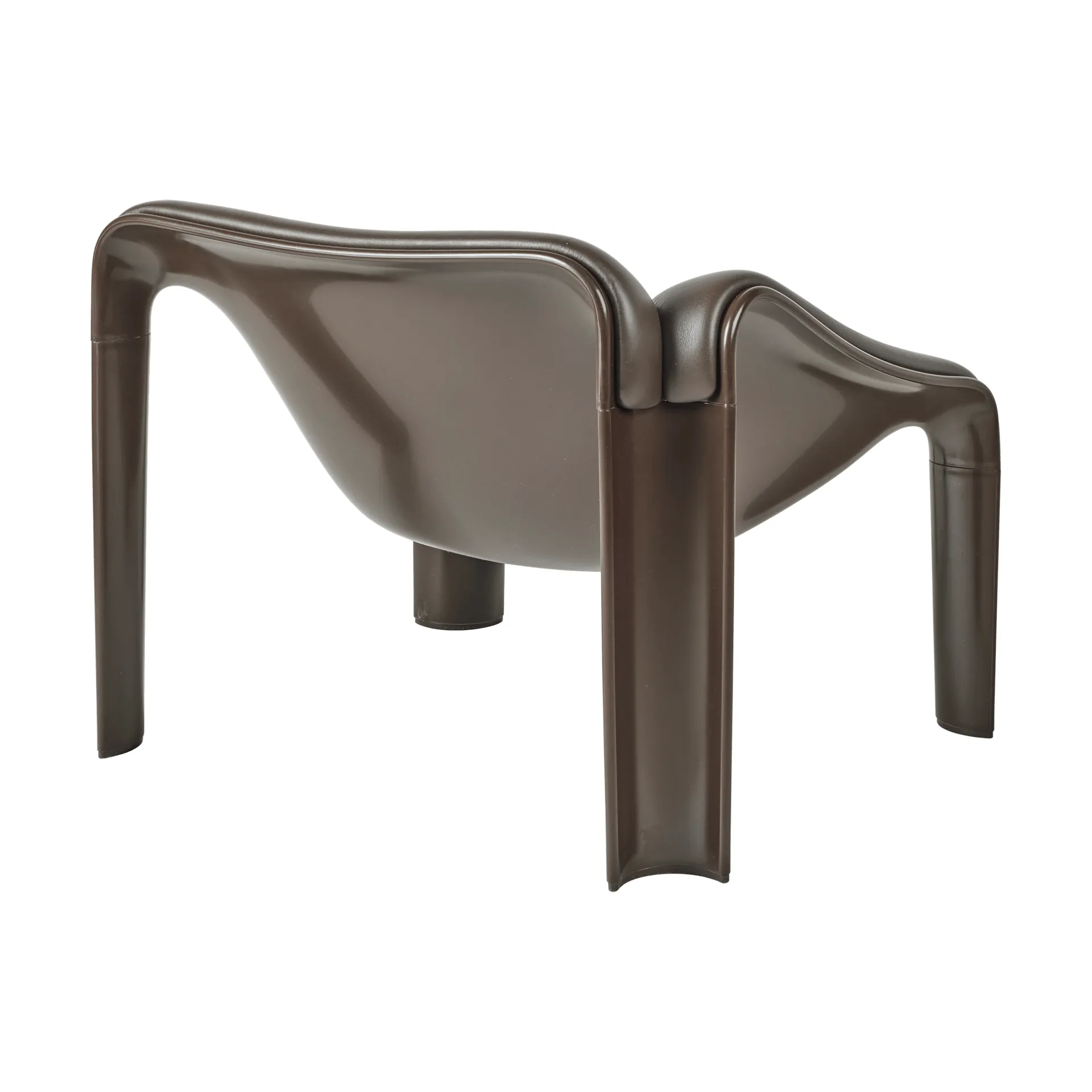 F300 loungestol, Molé-smooth lær coffee GUBI