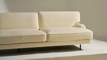 Flaneur 3-seters sofa - Bouclé-matt svart, 3-seter - GUBI