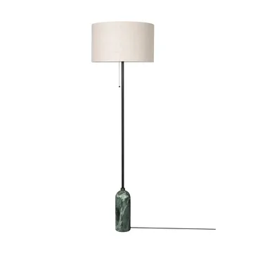 Gravity gulvlampe  - Emerald marble-canvas - GUBI