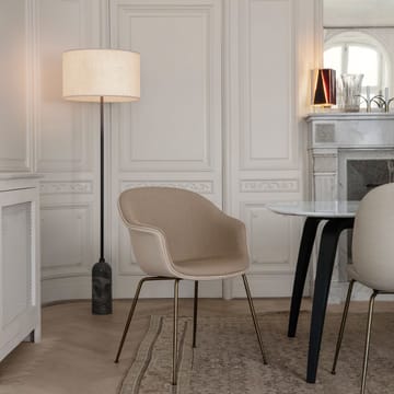 Gravity gulvlampe  - hvit marmor/canvas - GUBI
