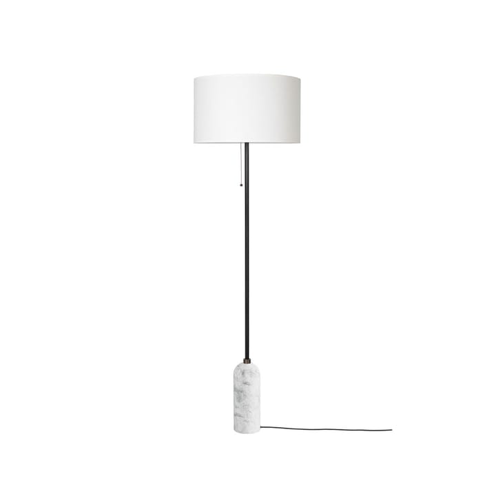 Gravity gulvlampe  - hvit marmor/hvit - GUBI
