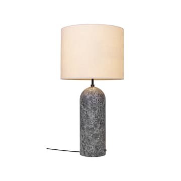 Gravity XL gulvlampe - grå marmor/hvit, low - GUBI