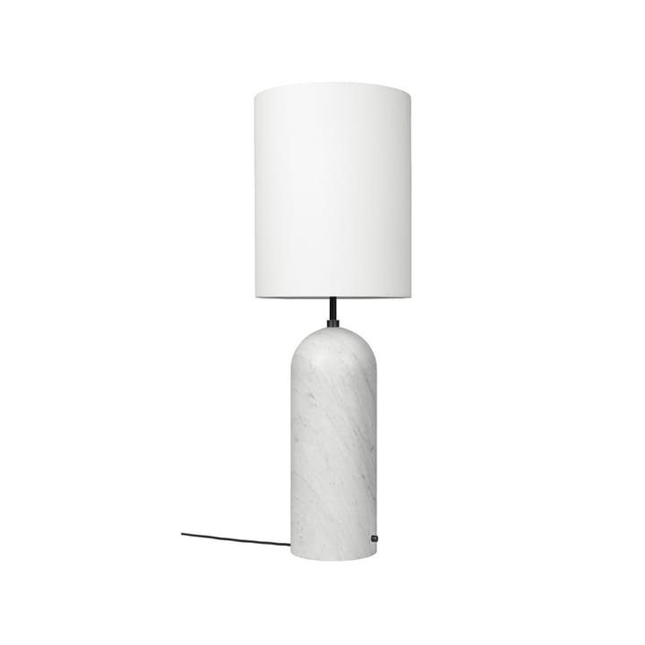 Gravity XL gulvlampe - hvit marmor/hvit, high - GUBI