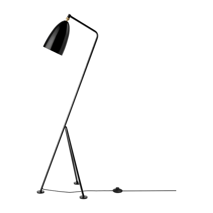 Gresshoppe gulvlampe blank - Black - GUBI