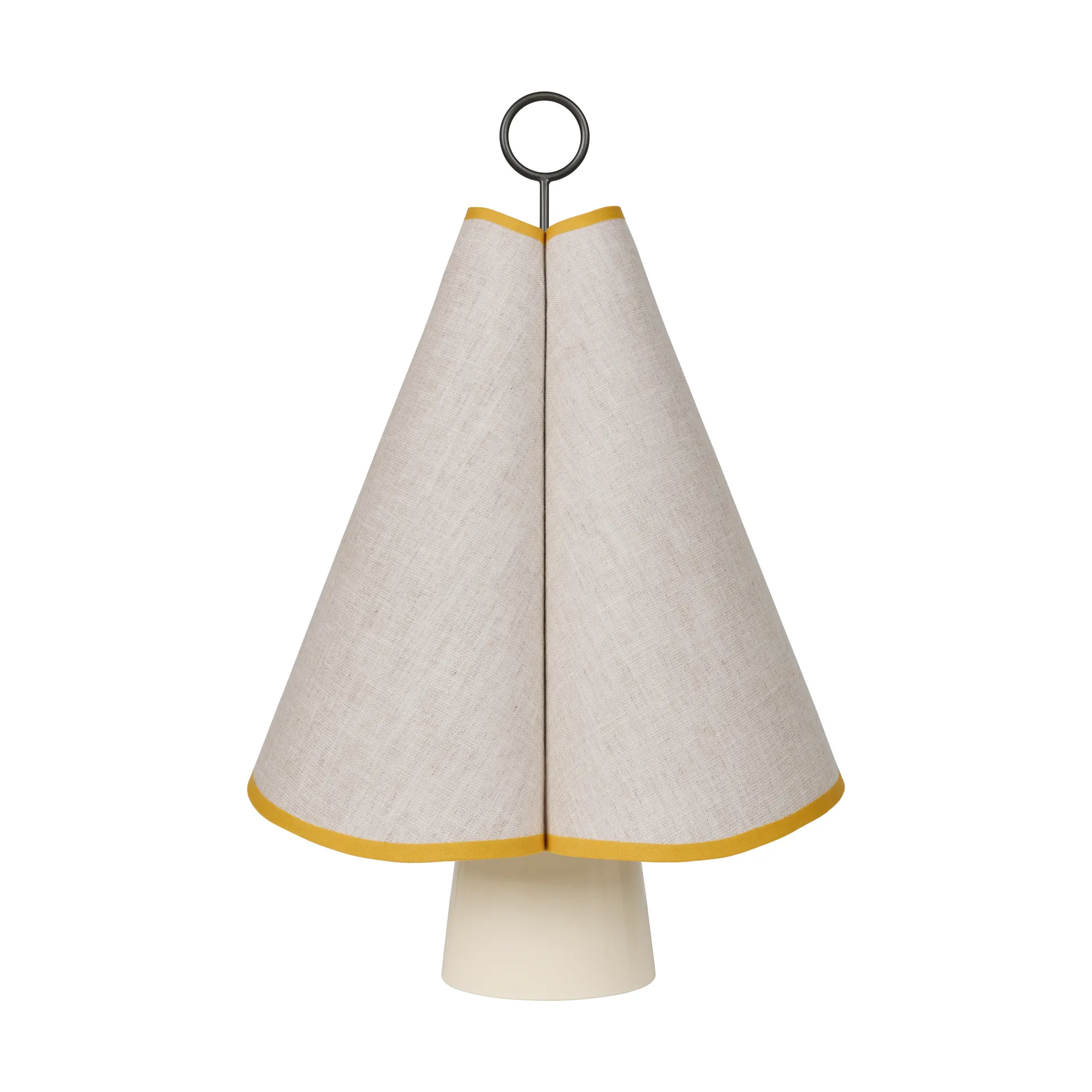 Hornbæk portable bordlampe, Poppy yellow GUBI