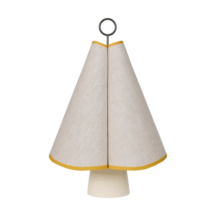 Hornbæk portable bordlampe - Poppy yellow - GUBI