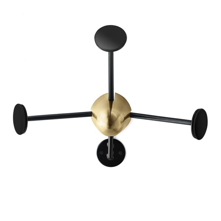 Matégot kleshenger - svart-messing - GUBI