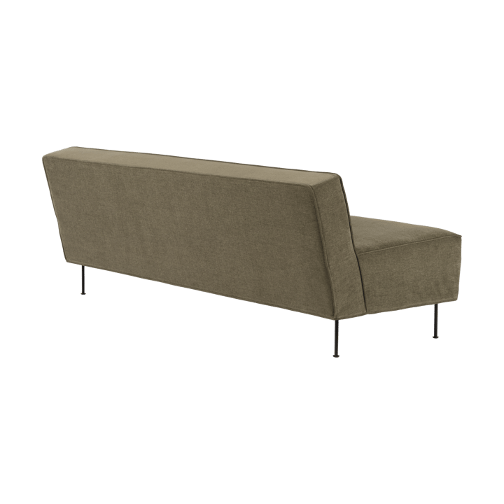 Modern Line sofa 180 x 83 x 70 cm, Belsuede special FR 002 – black GUBI