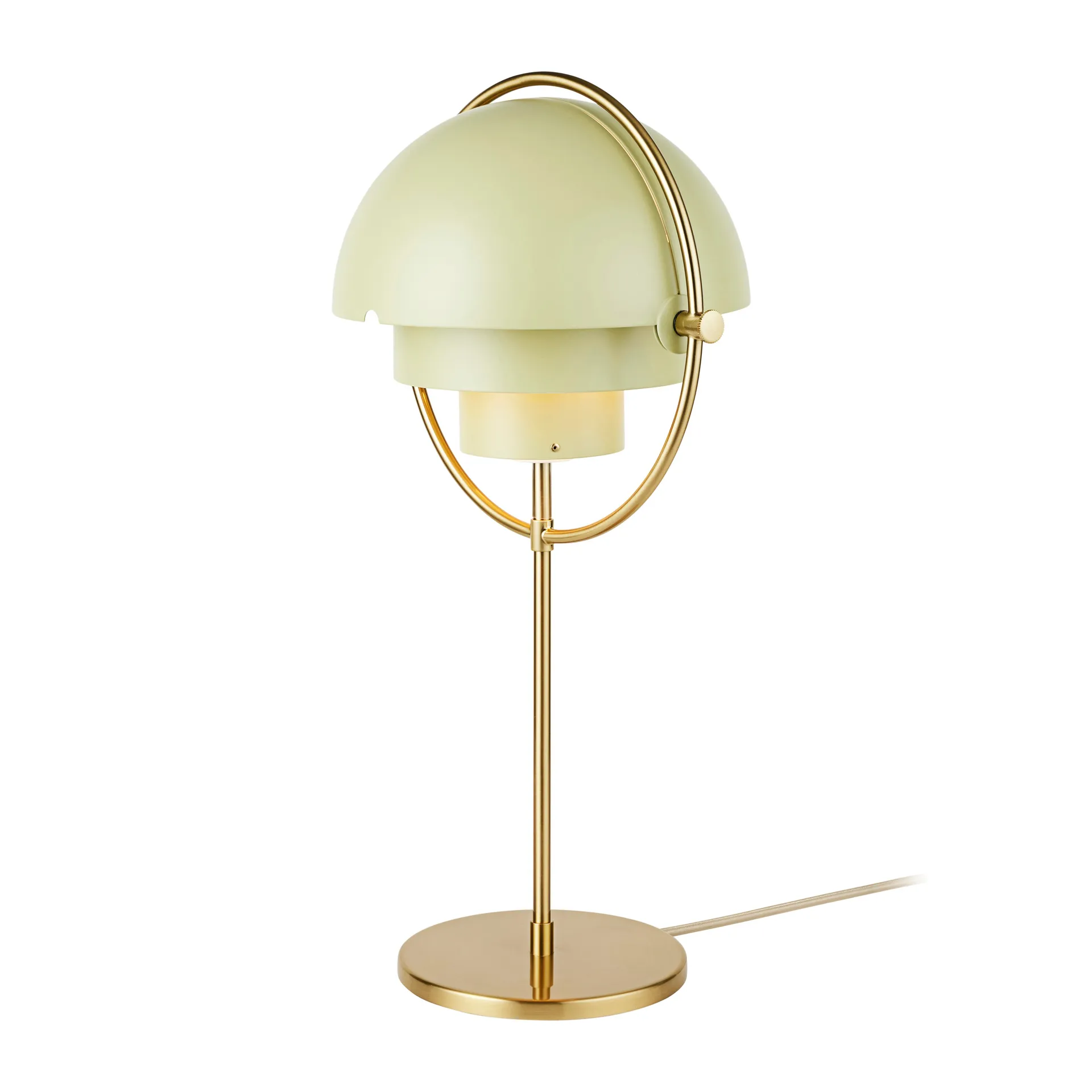 Multi-Lite bordlampe, Brass-desert sage GUBI