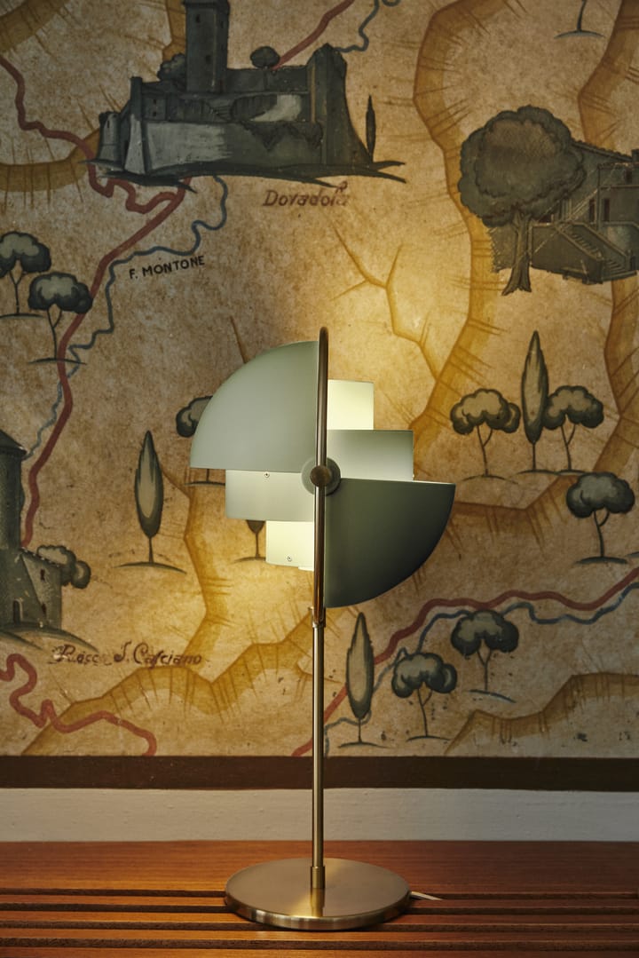 Multi-Lite bordlampe, Brass-desert sage GUBI