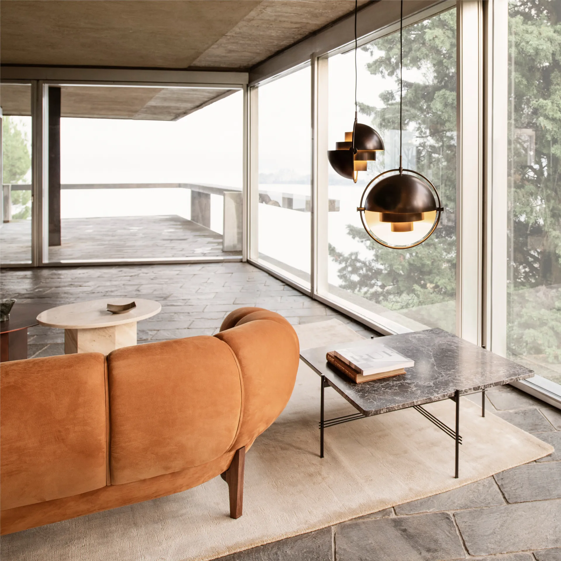 Multi-Lite taklampe, Antik messing GUBI