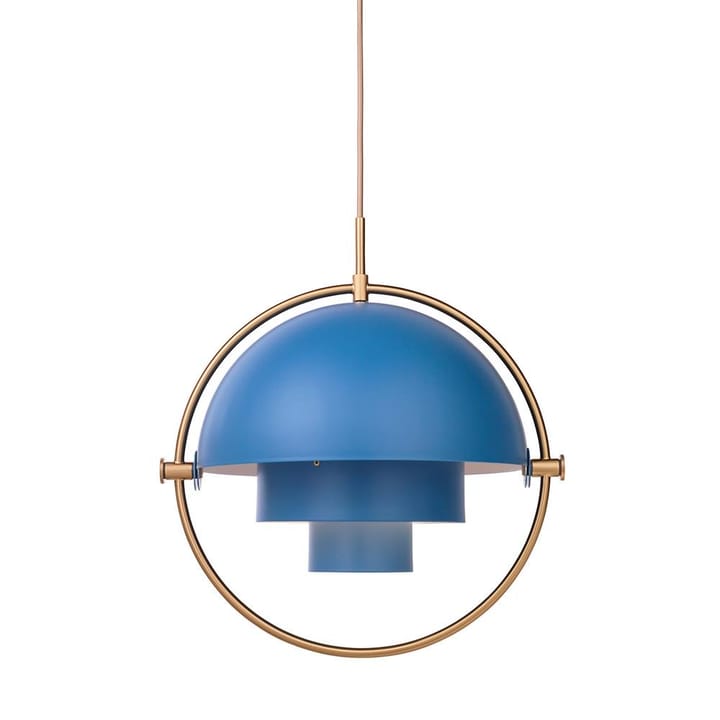 Multi-Lite taklampe - messing-blå - GUBI