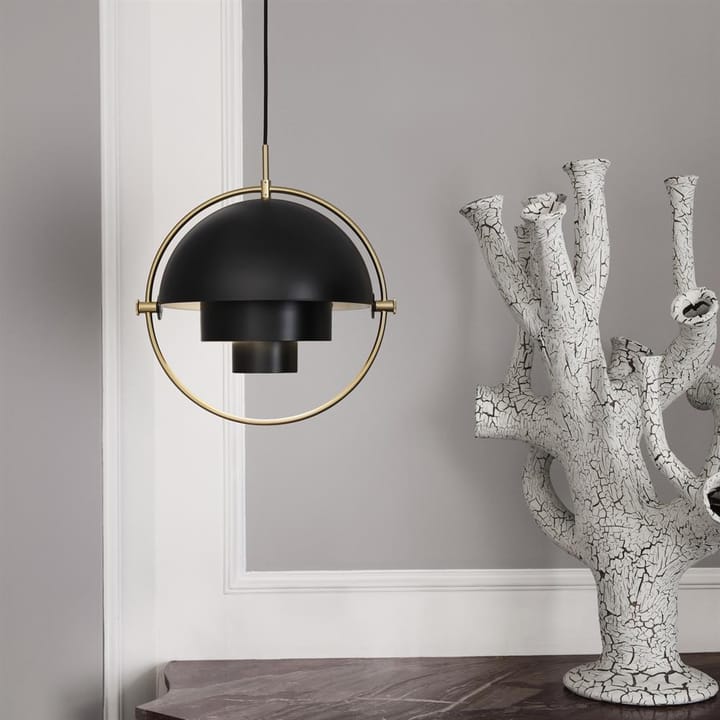 Multi-Lite taklampe, messing-kullsort GUBI