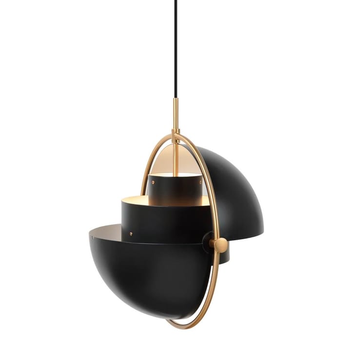 Multi-Lite taklampe, messing-kullsort GUBI