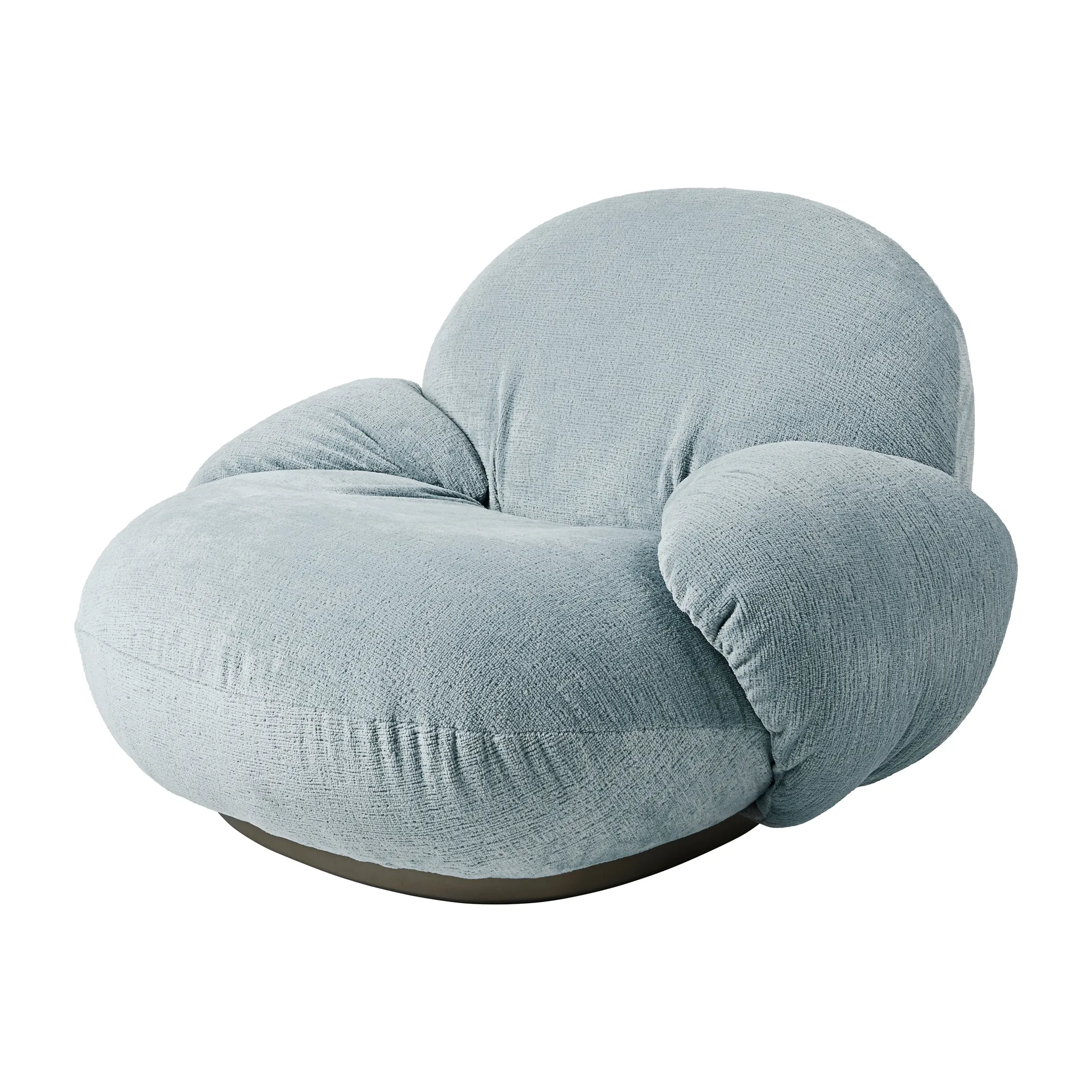 Pacha loungelenestol med armlene, Mumble 10-pearl gold GUBI