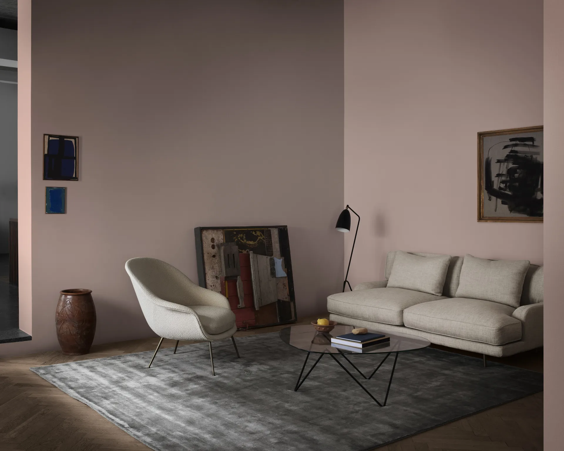 Pedrera salongbord, svarta bein GUBI