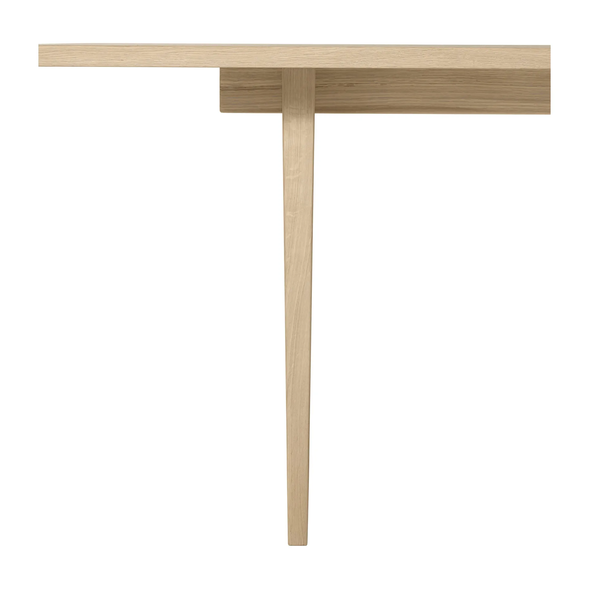 Private spisebord 100 x 260 cm, Lysbeiset eik GUBI